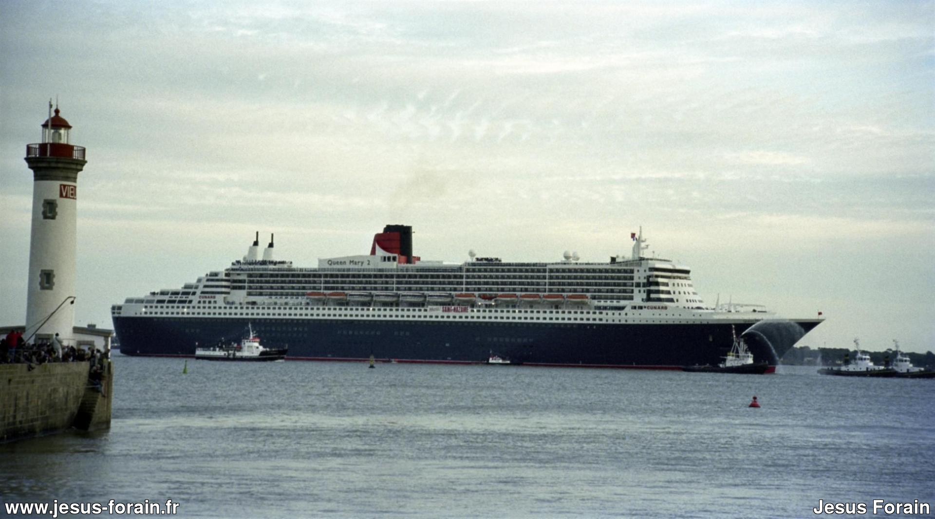 Il y a 20 ans, le Queen Mary 2 quittait Saint-Nazaire