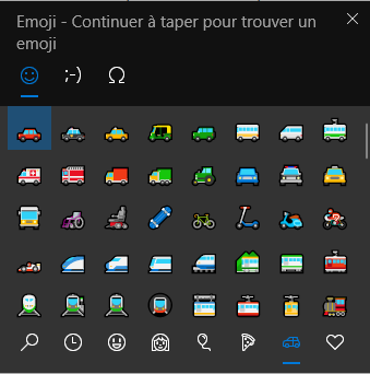 Windows: raccourci clavier pour les émoji et caractères spéciaux