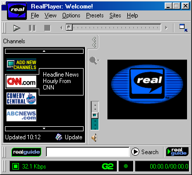 RealPlayer Windows 98